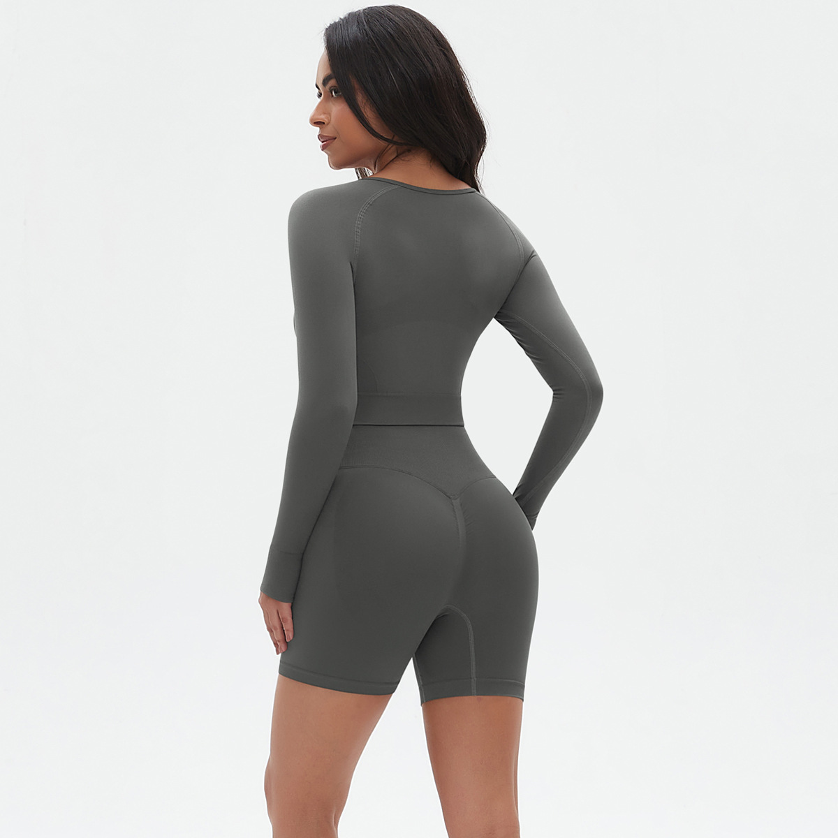 Dark gray yoga sets