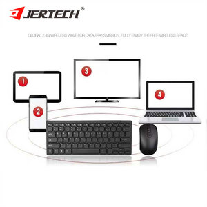 GKM520 Slim Ergonomic <strong>Keyboard</strong> <strong>Mouse</strong> With Round Keys for Windows Laptop Pc Notebook Wireless <strong>Keyboard</strong> and <strong>Mouse</strong> Set - Product Image 6