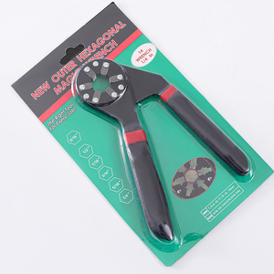 六角多用途扳手魔术可调开口扭力扳手手动夹紧五金工具 - Product Image 3
