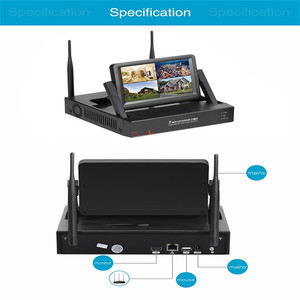 Tuya Kit Câmera IP Inteligente Sistema CCTV WIFI 7 polegadas Monitor NVR Sistema de Segurança Da Câmera CCTV KIT Câmera HD À Prova D' Água