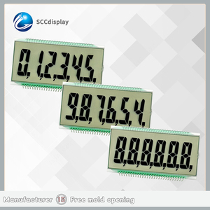 Su misura JXD141 7 segmento Display HTN Grey positivo sei-otto segmento moduli LCD a buon mercato schermo LCD - Product Image 2
