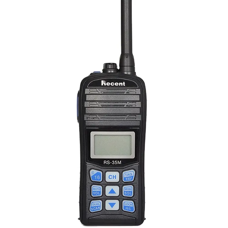 Radio Marina portátil VHF de RS-35M, 70 canales programables TX: 156.000-161.450MHz, RX: 156.050-163.425MHz, precio bajo