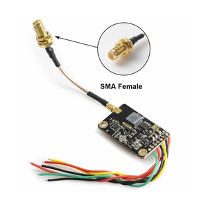 AKK FX2终极迷你5.8GHz 40CH 25毫瓦/200毫瓦/600毫瓦/1200毫瓦可切换FPV发射器，用于遥控FPV赛车无人驾驶遥控四轴飞行器 - Product Image 4
