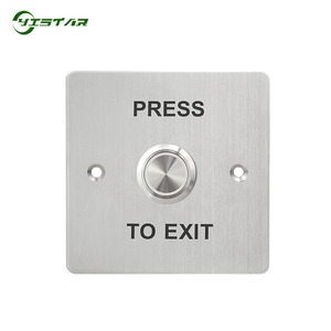 12V Pulsante di Uscita NC/NO/COM Metallo di Uscita Pulsante di Rilascio Interruttore Per Sistema di Controllo di Accesso della Porta porta di Uscita Exit Button - Product Image 1