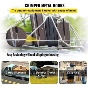 50 gói 21 "dài thời tiết cao su tự nhiên <span class=keywords><strong>Bungee</strong></span> dây Tie xuống dây đai với crimped S móc - Product Image 3