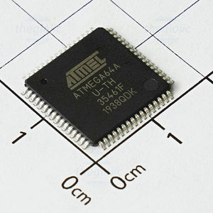 ATMEGA64A-AU microcontrollore AVR ATmega IC 8-Bit 16MHz 64KB (32K x 16) FLASH 64-TQFP circuiti integrati (ICs) incorporati