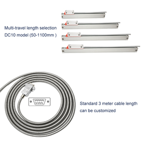 Profession elle hochpräzise optische lineare IP55-Skala, linearer Encoder, lineare Glas waage (1um/5um)50-1100mm - Product Image 3