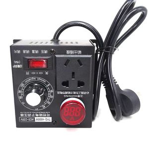 220V motore a corrente alternata monofase regolatore di velocità 4000W interruttore di velocità della ventola controllo della temperatura oscuramento voltmetro microcontrollori - Product Image 5