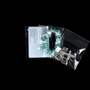 定制印刷标题卡设计透明opp塑料袋亚马逊批发商包装珠宝存储解决方案 - Product Image 5