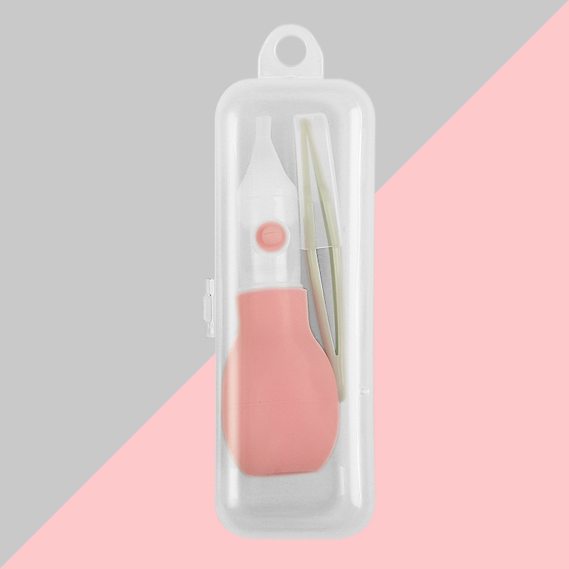 Boîte rose-pp avec clip vert