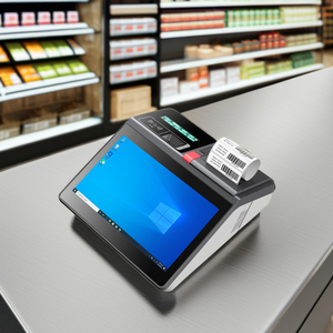 Прямая Продажа с фабрики в Китае, Windows 10, планшет, pos-система, Punto De Venta Touch, кассовый аппарат, все в одном, Pos-машина - Product Image 1