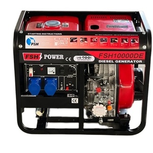 ディーゼル空冷発電機中国製タイプ5KVA 6KVA 8KVAオープンフレームキースタート付き - Product Image 1