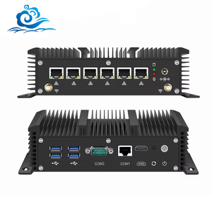 Firewall Hardware Mini computer Pc i5 10210U 6 porta Nic Win Linux Pfsense OS per apparecchio di rete Wireless WIFI stato SATA - Product Image 1