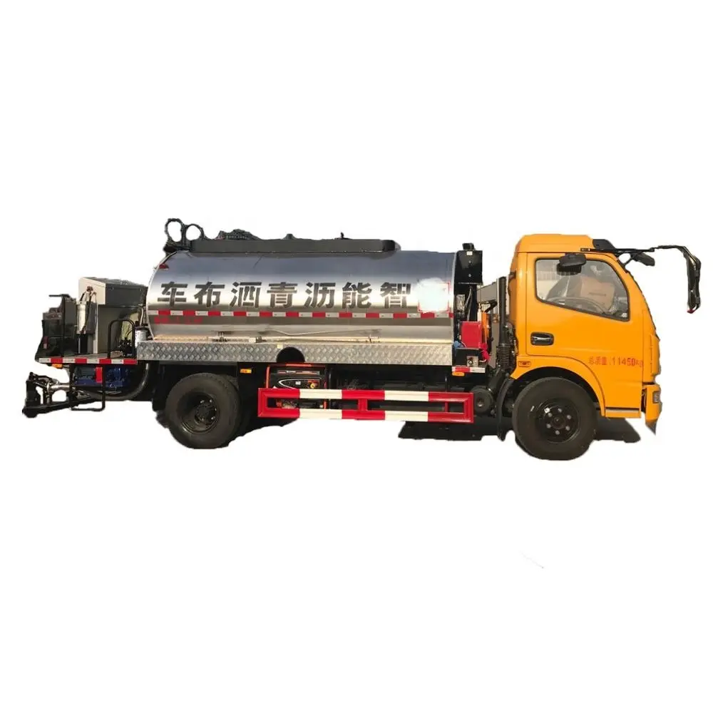 China Brand 6000L Asphalt Distributor Bitumen Spray Nozzle Chip Spreader