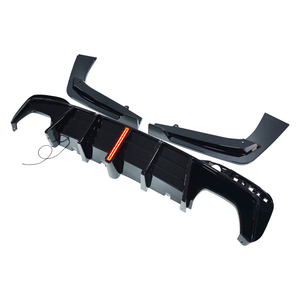 Hoge Kwaliteit Pp Materiaal <span class=keywords><strong>Diffuser</strong></span> Voor Bmw 2017-2023 G30 Top Stijl <span class=keywords><strong>Diffuser</strong></span> Achterlip Met Led - Product Image 4