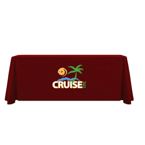 Custom Design Trade Show Table Cover Advertising Fitted Table Cloth With Your QR <strong>Code</strong> Printed Customized Table Cover - Product Image 3