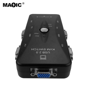 新着その他のホームオーディオデバイス4ポートUSB2.0VGAスプリッタープリンターマウスキーボードUSBKVMVGAスイッチ - Product Image 4