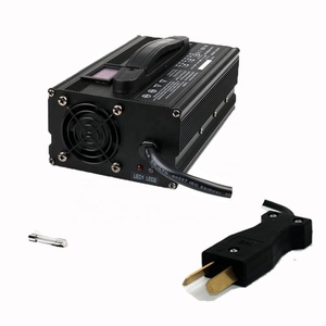 OEM Golf Cart Battery <span class=keywords><strong>Charger</strong></span> 36 Volt 18 Amp Crowfoot LCDディスプレイDC 44.1Volt <span class=keywords><strong>Charger</strong></span> CompatibleためEZGO TXT 96 Up Club Car <span class=keywords><strong>DS</strong></span>