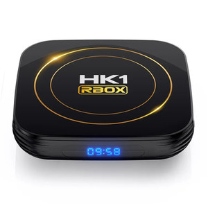 Iptv set top box HK1 RBOX H8S Allwinner H618 2.4G/5.G WiFi BT4.0 H.265 HEVC destek 6K 4K 100M LAN Android 12.0 TV kutusu - Product Image 2