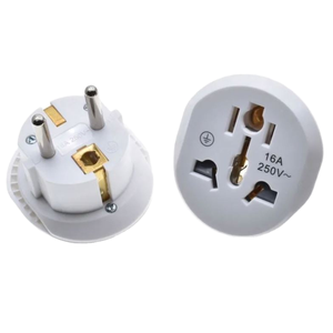 Germany Standards 2 Pin <strong>EU</strong> to UK Travel <strong>Adapter</strong> Outlet <strong>Multi</strong>-<strong>Plug</strong> Converter <strong>with</strong> 16A Copper Socket <strong>Plug</strong> <strong>with</strong> NFC Type - Product Image 5