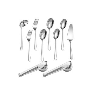 厨具银器餐具银器套装配蛋糕刀和餐具不锈钢餐具餐具套装 - Product Image 1