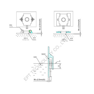 Sensor de nivel de combustible hidráulico para tanque, Popular Sensor capacitivo montado en el lateral
