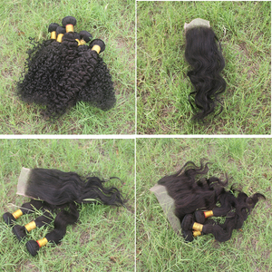 Wave Concept for Weaving Wholesale Virgin <strong>Deep</strong> Wave <strong>Bulk</strong> Human Hair Extensions Natural <strong>Deep</strong> - Product Image 6