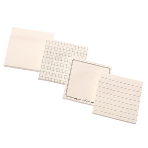 Bloc de notas adhesivas bonitas, venta directa de fábrica, línea de cuadrícula personalizada, Bloc de notas adhesivas en blanco - Product Image 6