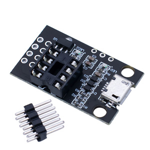 ATtiny13A / ATtiny25 / ATtiny45 / ATtiny85 Pluggable ATTINY programmazione di sviluppo a bordo nudo - Product Image 2