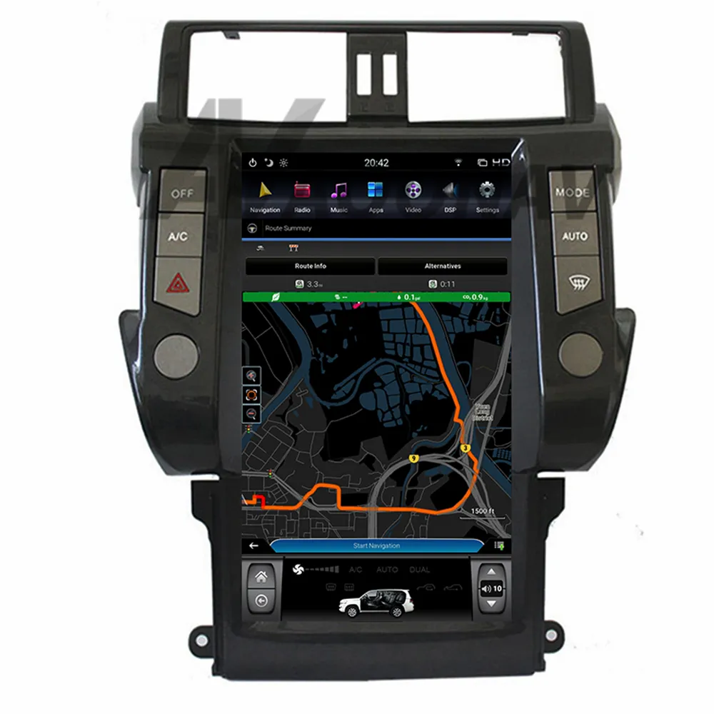 Автомобильный вертикальный экран 2 din android радио GPS навигация для TOYOTA Alphard AH20 2010-2014 мультимедийный плеер стерео приемник
