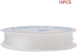 有用的10卷强力水晶弹性拉伸线线透明珠线弹性珠线 - Product Image 6