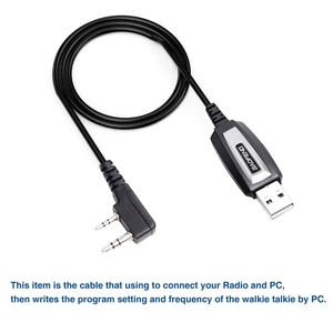 Baofeng cavo USB di programmazione portatile per UV-82 UV-5R BF-888S radio a due vie compatibile UV-K5 Quansheng UV-K6 10km di conversazione - Product Image 6