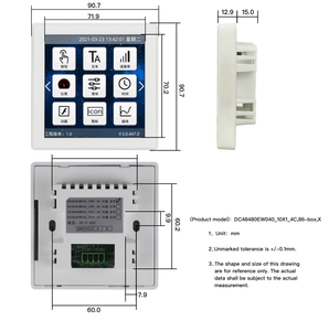Módulo de pantalla LCD TFT de 4 pulgadas personalizado DACAI para controlador de sistema de bomba de calor de pantalla de hogar inteligente - Product Image 5