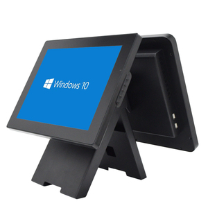 15 дюймов linux pos машина емкостный сенсорный двойной экран дешевые pos машина для продажи