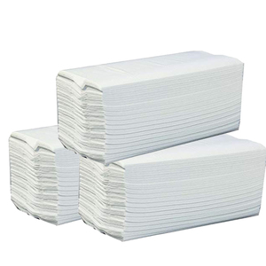 Wholesale Factory Embossed <strong>Interfolded</strong> Paper Towel Multifold <strong>V</strong> N Fold Tissue Paper Hand Towels - Product Image 2