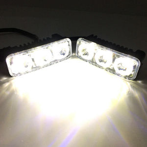 2個3 LEDハイパワースーパーホワイトカーデイタイムランニングライトフォグランプSUVバントラックボート用 - Product Image 5