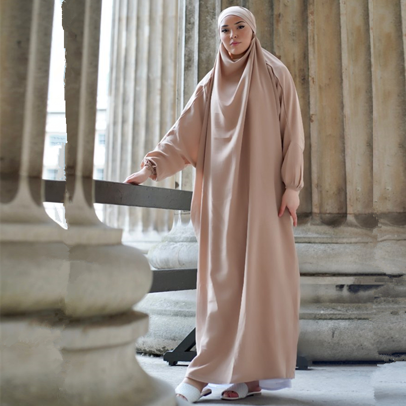 Hot selling women Plus size Modest Khimar Hijab Abaya Jilbab Muslim Clothing Prayer Abaya