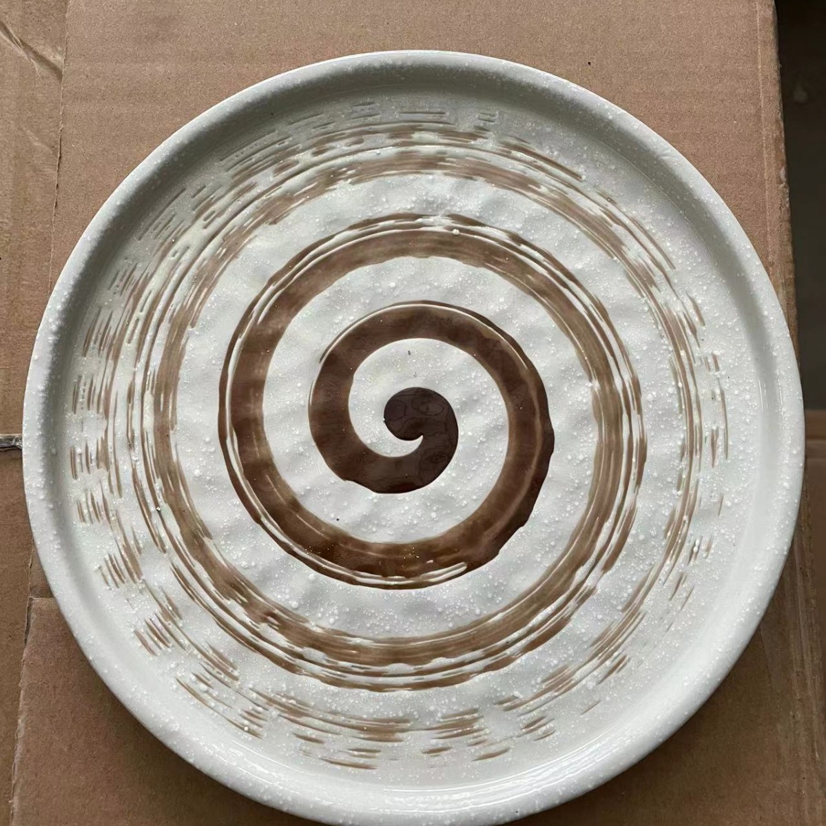 White circle