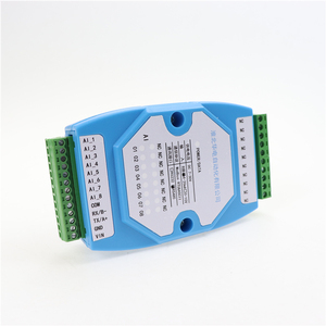 Aislado RS485 Módulo de adquisición de datos Modbus RTU comunicación convertidor 0-10v de analógico a digital de señal