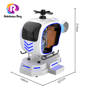VR oyun makinesi derece ücretsiz görüş VR uçuş simülatörü ile VR küçük uçak 360 uçan oyun makinesi - Product Image 3