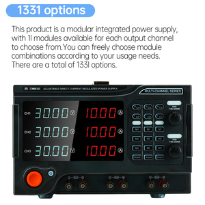 ETOMMENS Ajustable Triple Salida Programable 15V Fuente de Alimentación Conmutada 5A DC RS485 220V/110V Entrada Múltiples Canales 15V5A - Product Image 2