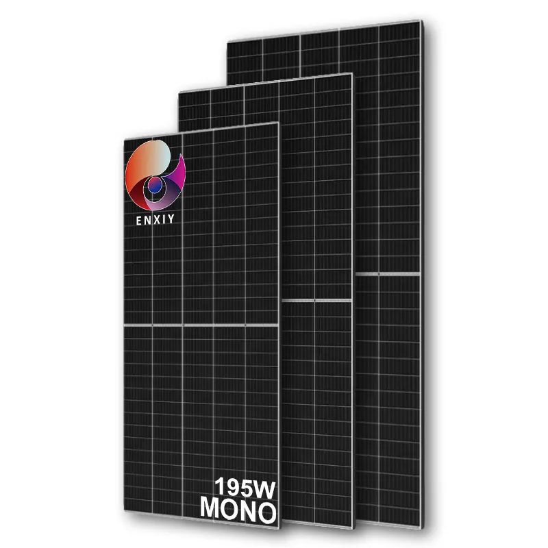 195 ואט Monocrystalline יעילות גבוהה התאמה אישית באיכות גבוהה פנלים סולאריים