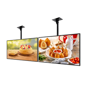 55-дюймовый 4K ультра узкий край настенное крепление Android Digital Signage ad display fast food меню дисплей доска Цифровой дисплей для меню - Product Image 3