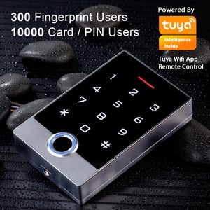 Controllo accessi per visitatori all'aperto Tuya Mobile APP Password temporanea RFID Card controllo accessi con impronte digitali
