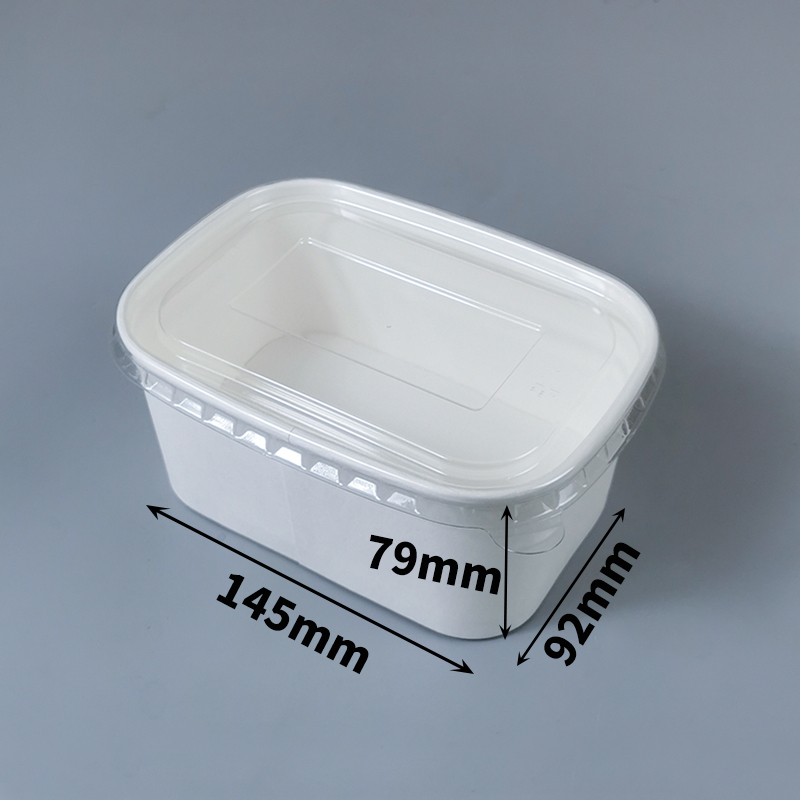white 1000ml with PS lid