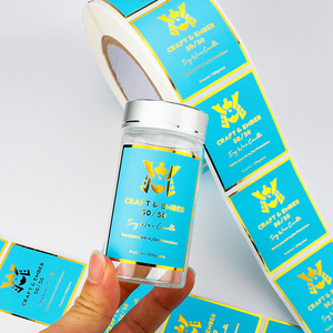 Özel baskı özel ürün kozmetik Logo çıkartması yapışkanlı su geçirmez 30ml şişe etiketi/etiket kozmetik şişeler için - Product Image 5