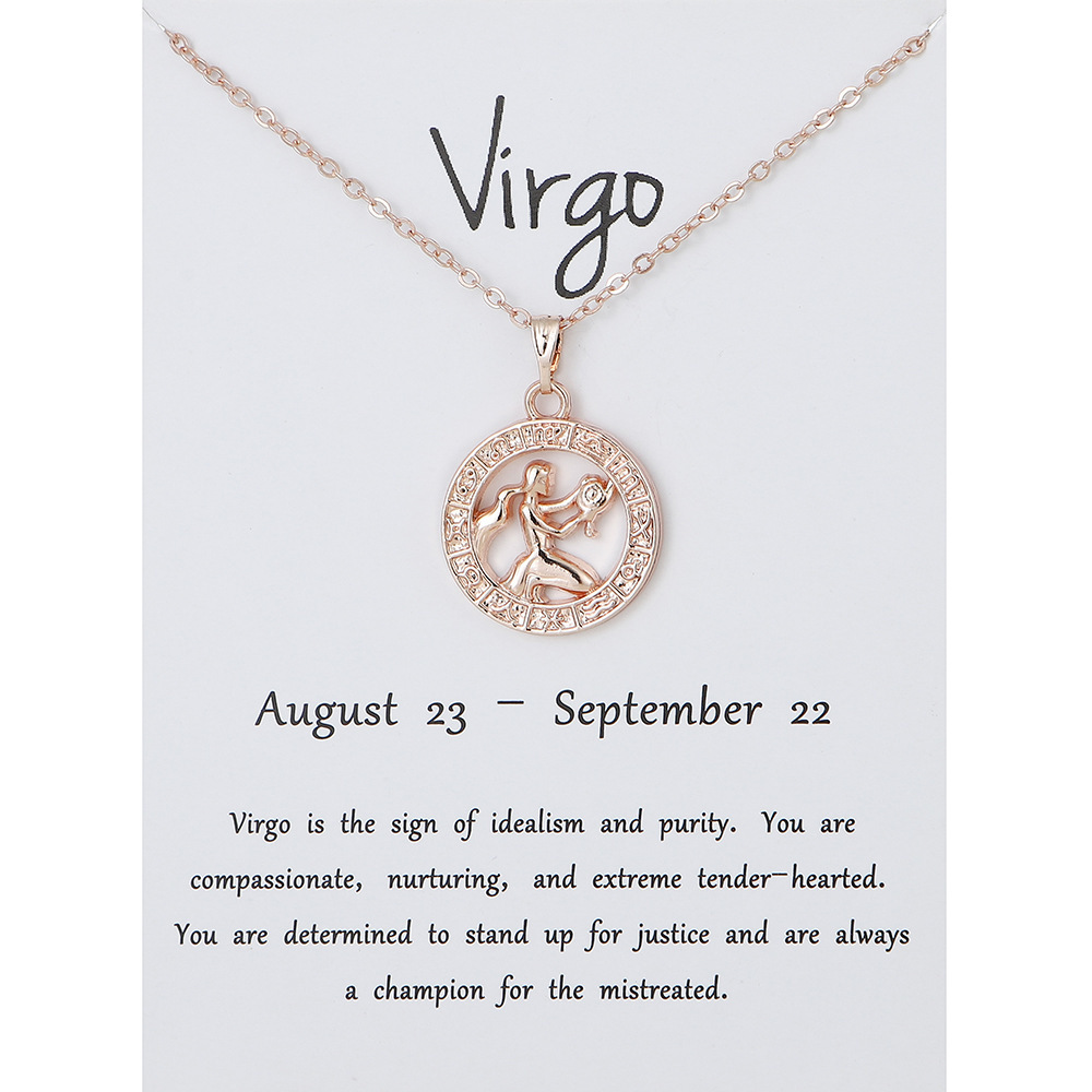 Virgo con carta