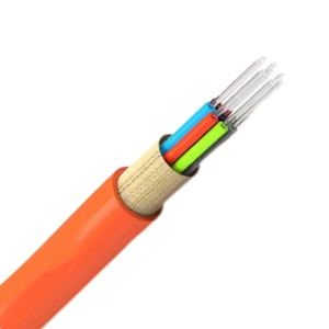 Cable óptico GJFJV ignífugo 6-12 núcleos para telecomunicaciones/sala de servidores compatible con redes 4G WIFI 5G 3G usadas FTTH OEM compatible - Product Image 4