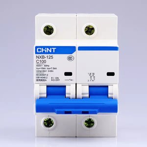 100% Original de <span class=keywords><strong>CHINT</strong></span> Sr 1P AC DC MCCB MCB NXB-63 NB1-63DC para iluminación de sistema solar