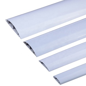 Wire Cover Protector Raceway Pvc Half <strong>Round</strong> Electrical Wire Cable Duct Channel, Cable Channel Pvc <strong>Trunking</strong> - Product Image 1